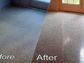 Terrazzo floor polish